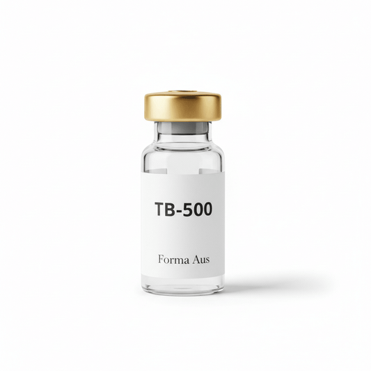 TB-500 10mg lyophilised peptide vial for systemic healing and tissue repair research
