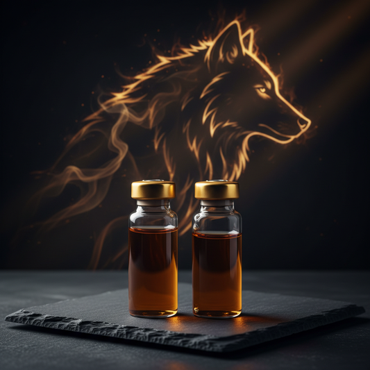 The Wolverine Stack peptide vials BPC-157 and TB-500 with syringes and bacteriostatic water for accelerated injury repair
